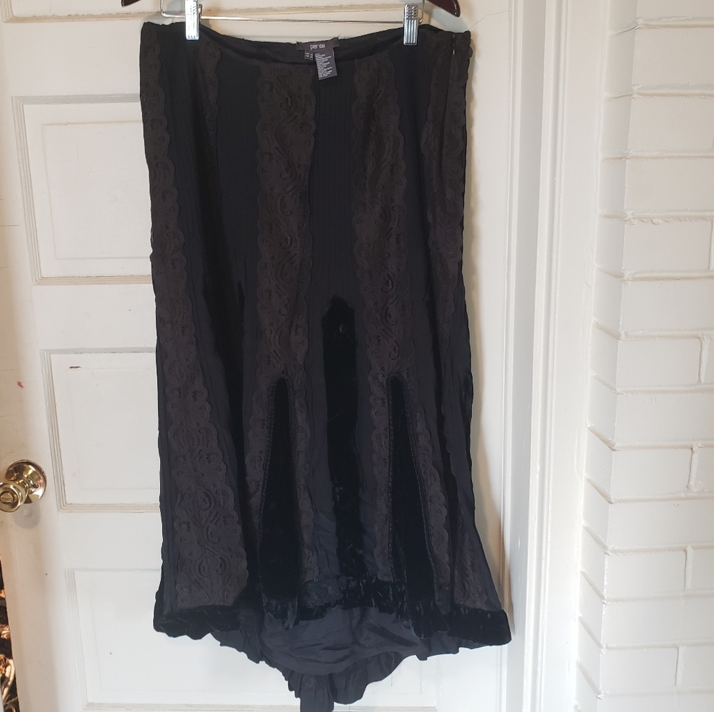 Per Se Silk Skirt- see closeup